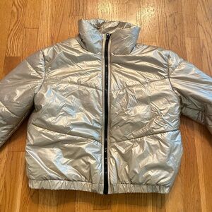 Target (Wild Fable) women’s Gold Metallic Puffer Jacket